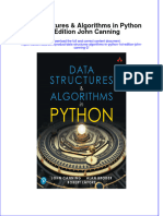 Data Structures Algorithms in Python 1St Edition John Canning 2 Full Chapter