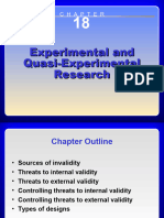 Experimental and Quasi-Experimental Research