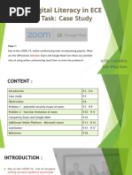 IT and Digital Literacy in ECE Individual Task: Case Study: U15B 12476816 Kan Wing Shan