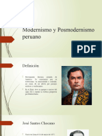 Modernismoy Posmodernismoperuano