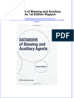 Databook of Blowing and Auxiliary Agents 1St Edition Wypych Full Chapter