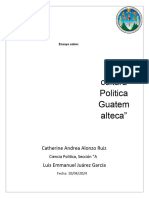 La Cultura Politica Guatemalteca
