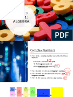 Complex Numbers and Equations in One Variable