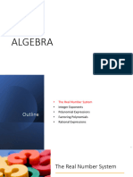 Algebra Part 1