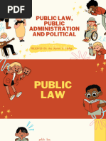 Public Law, Public Administration and Political