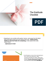 The Gratitude Checklist Update