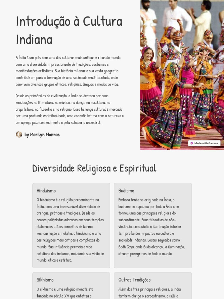 Cultura Da India | PDF | Festival