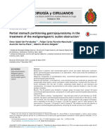 Gastro Yeyuno Anastomosis Con Separaciã N Gã¡strica Parcial