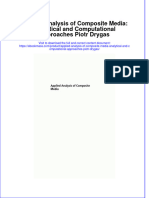 Applied Analysis of Composite Media Analytical and Computational Approaches Piotr Drygas Full Chapter
