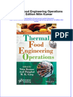 Thermal Food Engineering Operations 1St Edition Nitin Kumar Ebook Full Chapter