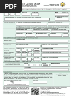 S1905 Registration Update Sheet Guide | PDF | Government