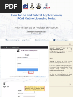 How To Sign-Up or Register An Account For PCAB Online Licensing Portal