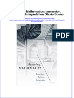 Applying Mathematics Immersion Inference Interpretation Otavio Bueno Full Chapter