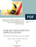 Fases de Treinamento Da Técnica e Da Tática Do Handebol