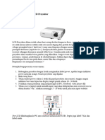 Cara Menggunakan LCD Proyektor