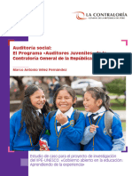 Auditoría Social - El Programa Auditores Juveniles de La Contraloría General de La República Del Perú PDF