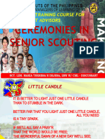 Ceremonies in Scouting