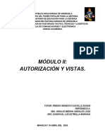 Modulo II Base de Datos Autorizacion y Vistas.