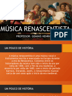 MÚSICA RENASCENTISTA