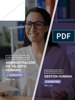 Brochure Administracion Talento Humano