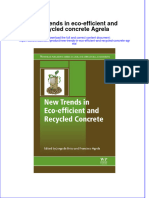 New Trends in Eco Efficient and Recycled Concrete Agrela Download PDF Chapter