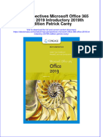 New Perspectives Microsoft Office 365 Office 2019 Introductory 2019Th Edition Patrick Carey Download PDF Chapter