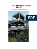 Architecture Urban Space and War Ristic Full Chapter