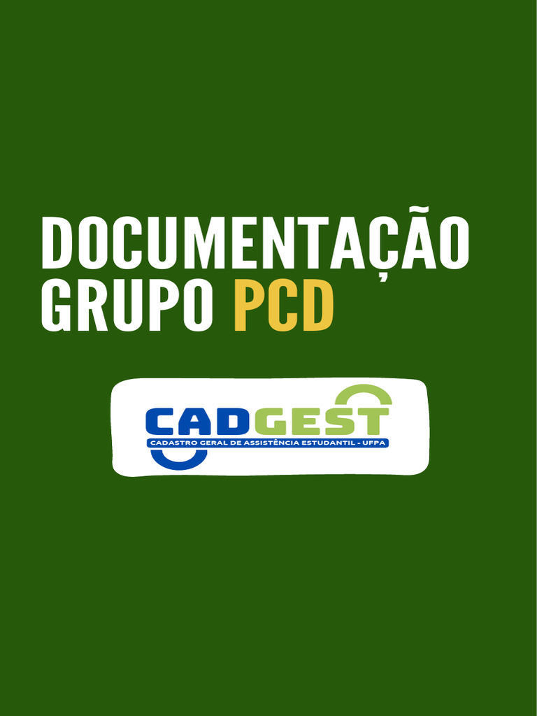 Tutorial de Inscrição no Cadgest PCD | PDF | Aluguel