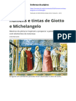 Homens e Tintas de Giotto e Michelangelo(1)