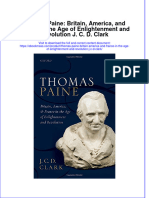 Thomas Paine Britain America and France in The Age of Enlightenment and Revolution J C D Clark Ebook Full Chapter