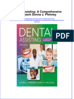 Dental Assisting A Comprehensive Approach Donna J Phinney full chapter