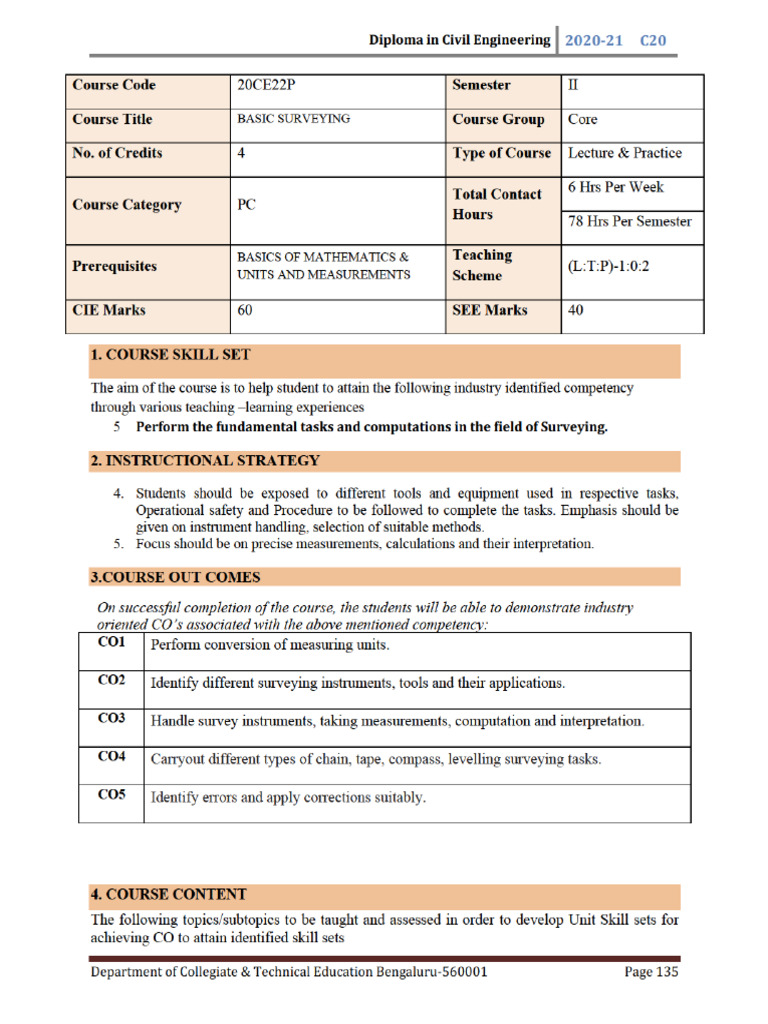 Basic Surveying | PDF | Surveying | Compass