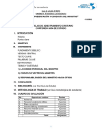 Curso 3. Presentación y Conducta Del Ministro