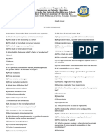 DIAGNOSTIC TEST FOR GRADE 12 APPLIED ECONOMICS