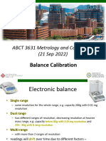 ABCT3631 Balance Calibration