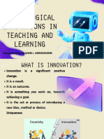 Technological Innovations in Teaching and Learning Mendigorin