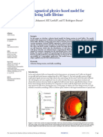 A Pragmatical Physics-Based Model For Predicting Ladle Lifetime