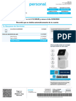 Tu Saldo Total Es de $ 14.340,00 y Vence El Día 22/04/2024 Recordá Que Se Debita Automáticamente de Tu Cuenta