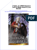 Throne Of Sails A Litrpg Gamelit Series World Of Magic Book 4 Levi Werner  ebook full chapter
