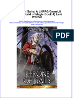 Throne of Sails A Litrpg Gamelit Series World of Magic Book 4 Levi Werner Ebook Full Chapter