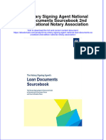Nna Notary Signing Agent National Loan Documents Sourc2Nd Edition National Notary Association download pdf chapter