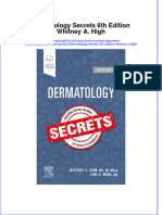 Dermatology Secrets 6Th Edition Whitney A High Full Chapter