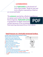 Hydrostatics