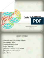 3) Law As Rules