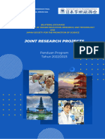 Bilateral Exchange Directorate General of Higher Education Research and Technology Dghert and Japan Society For The Promotion of Science Jsps TTD