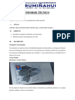 ASISTIR Y REALIZAR RESUMEN TÉCNICO DE LA SIGUIENTE CHARLA