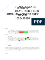 Task 5 To 8 Abraham Paez