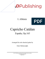 Albeniz Capricho Catalan