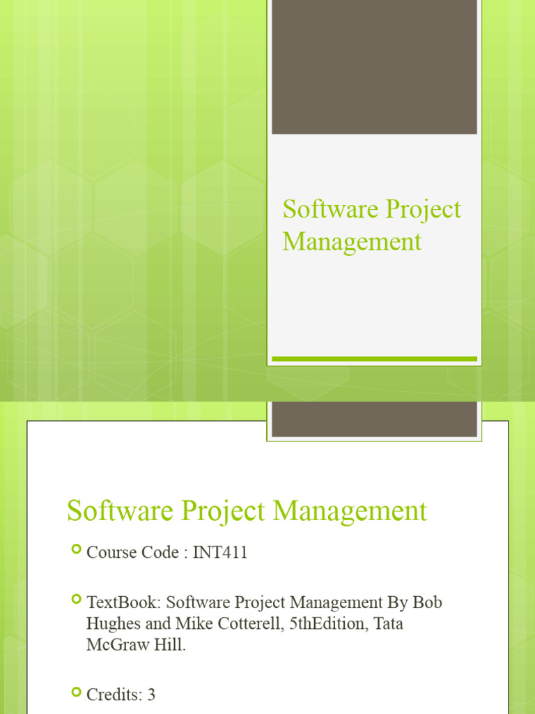 Software Project Management Overview | PDF | Project Management | Software