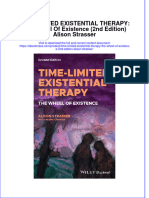 Time Limited Existential Therapy The Wheel of Existence 2Nd Edition Alison Strasser Ebook Full Chapter